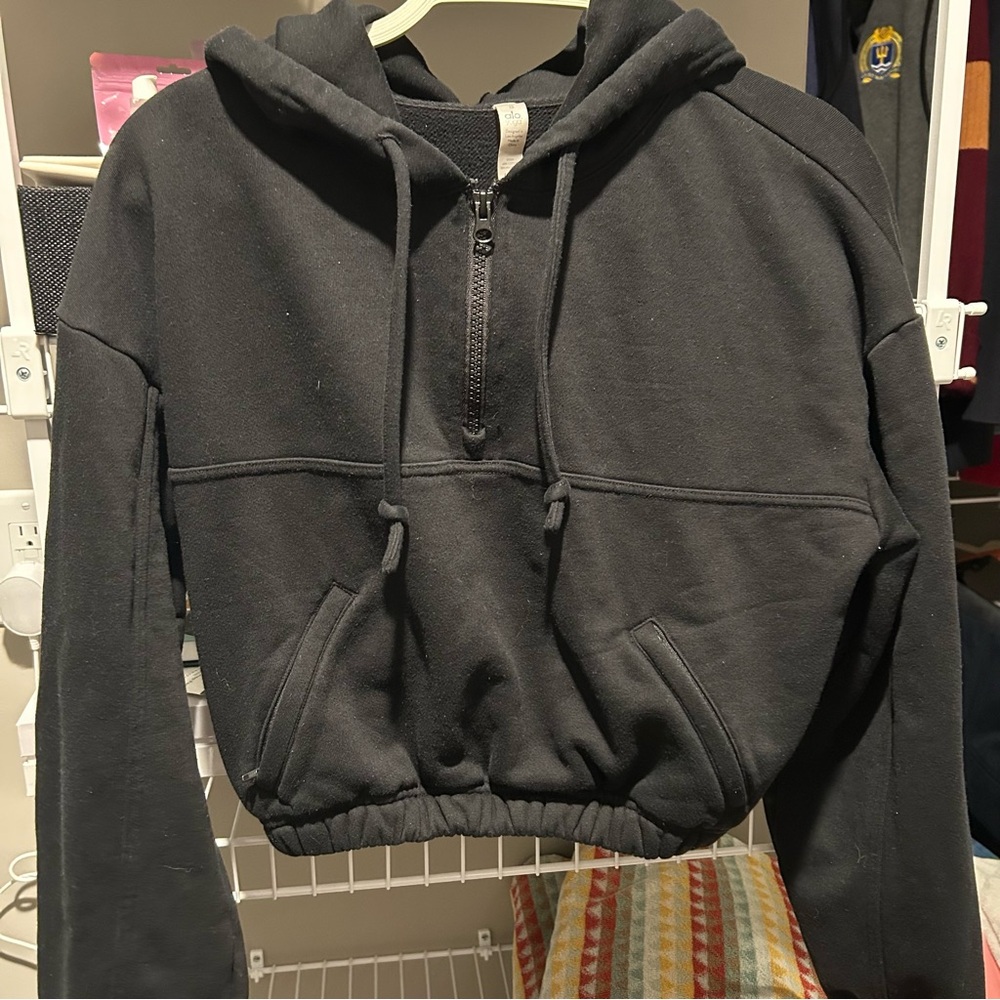 ALO Yoga Black Hoodie Sweatshirt